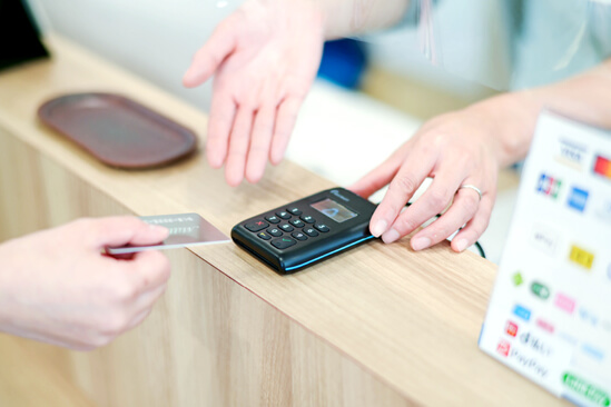 クレジットカード、suica、ICOCA決済に対応